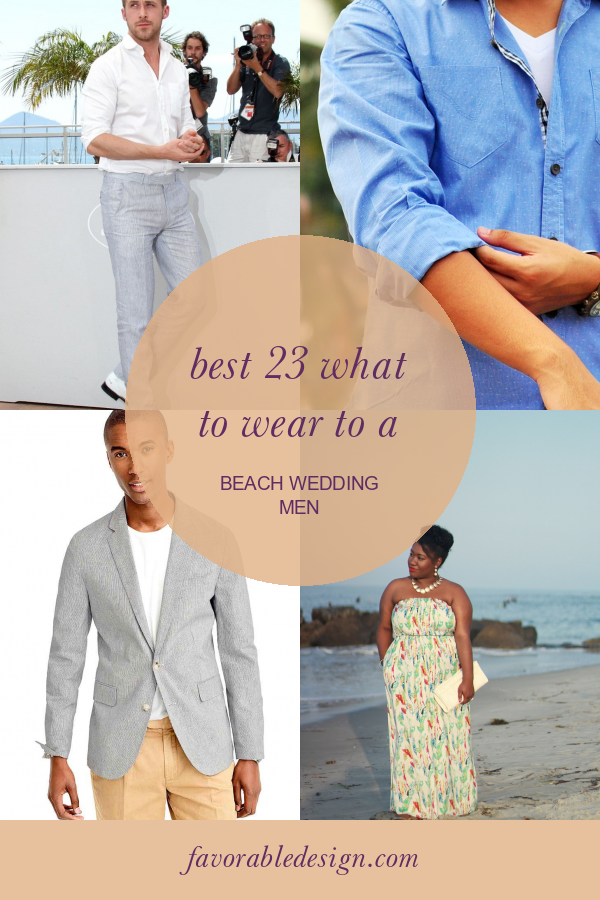 what to wear at a beach wedding male